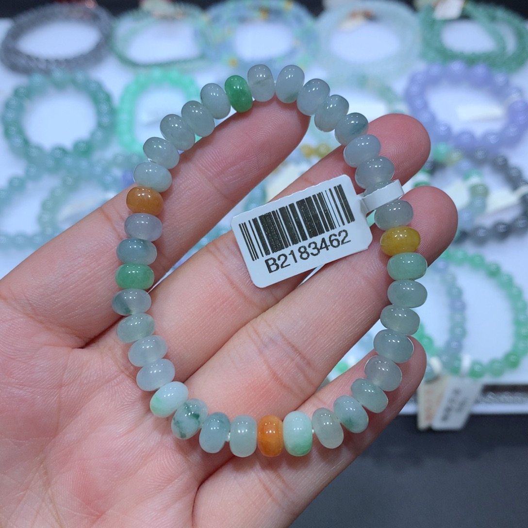 未镶嵌手串翡翠天然