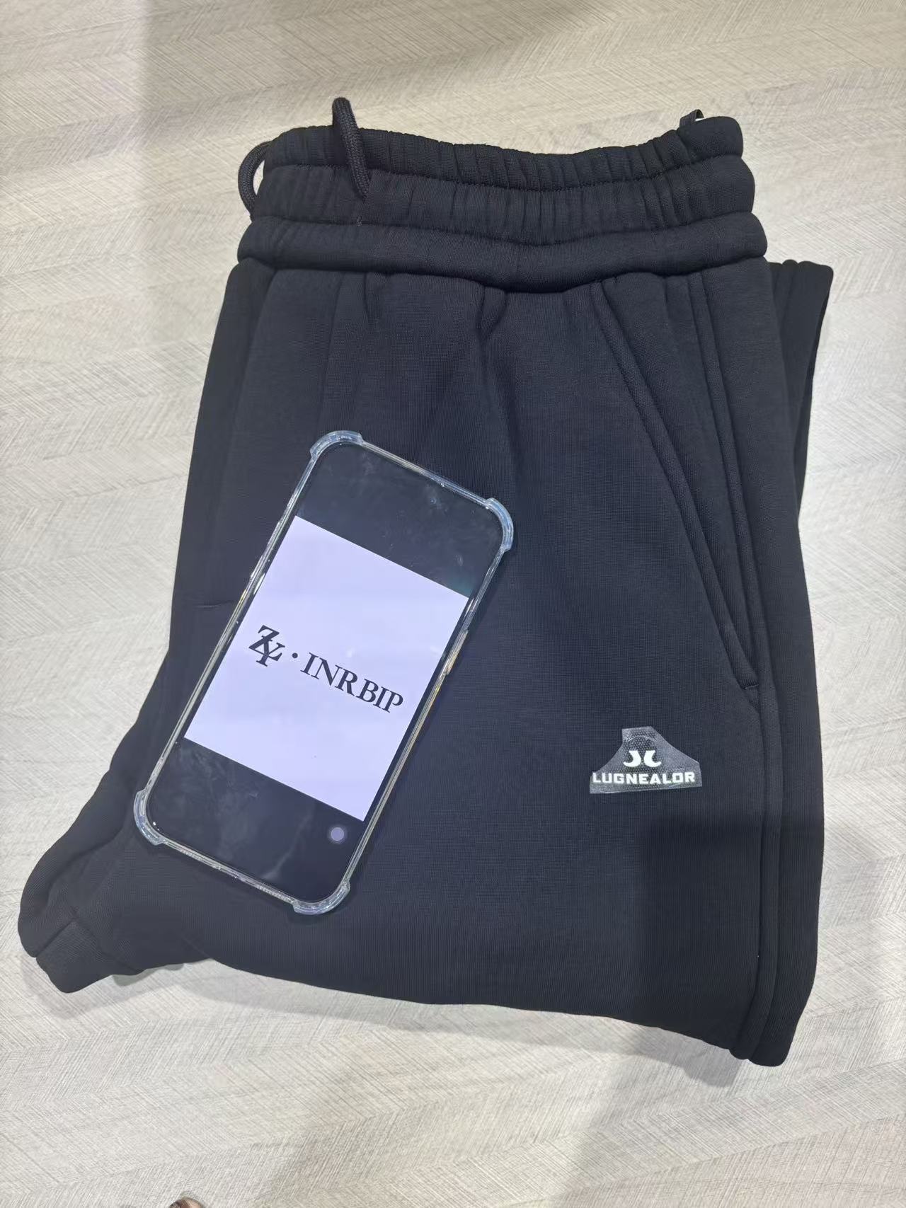 李茹定制男士加绒束脚休闲裤