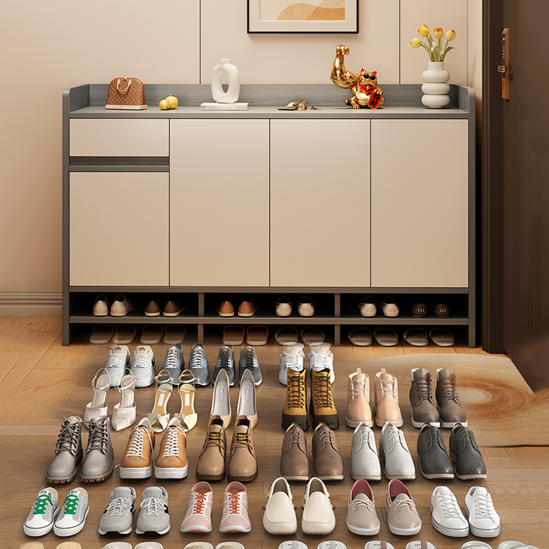 走廊鞋柜 靠墙鞋柜收纳柜一体 大容量门口鞋柜鞋架子2025新款