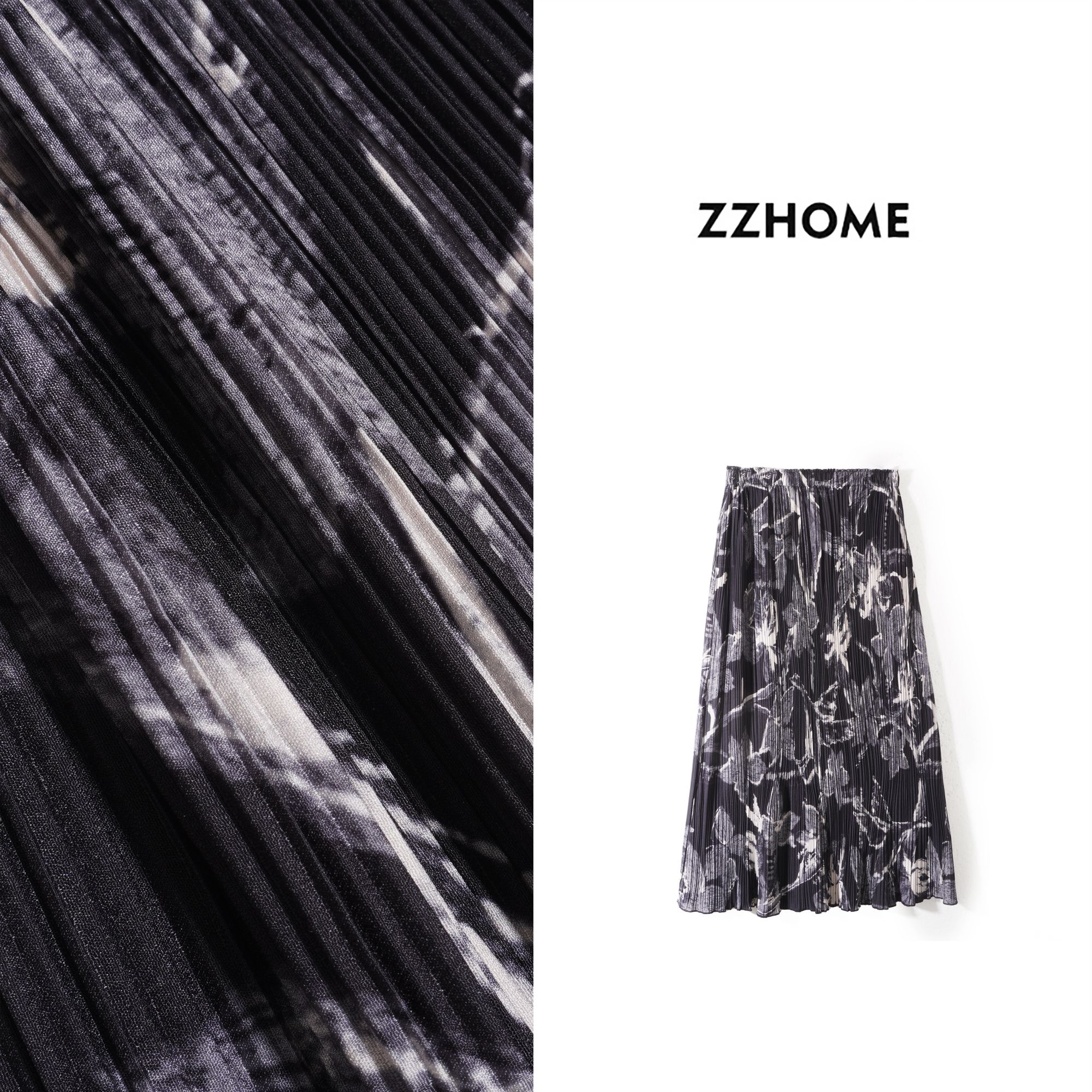 ZOZO HOME | 文化东方线性花朵压褶半裙q174399p