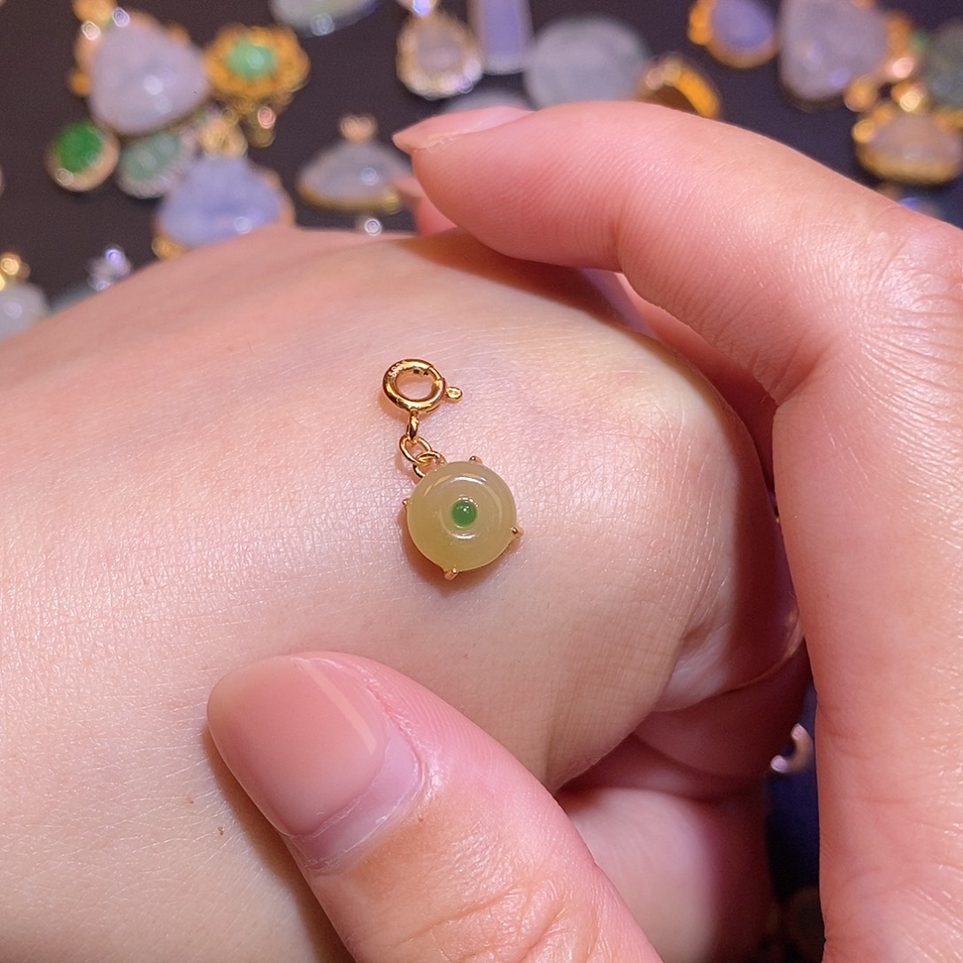 翡翠银S925镶嵌项链