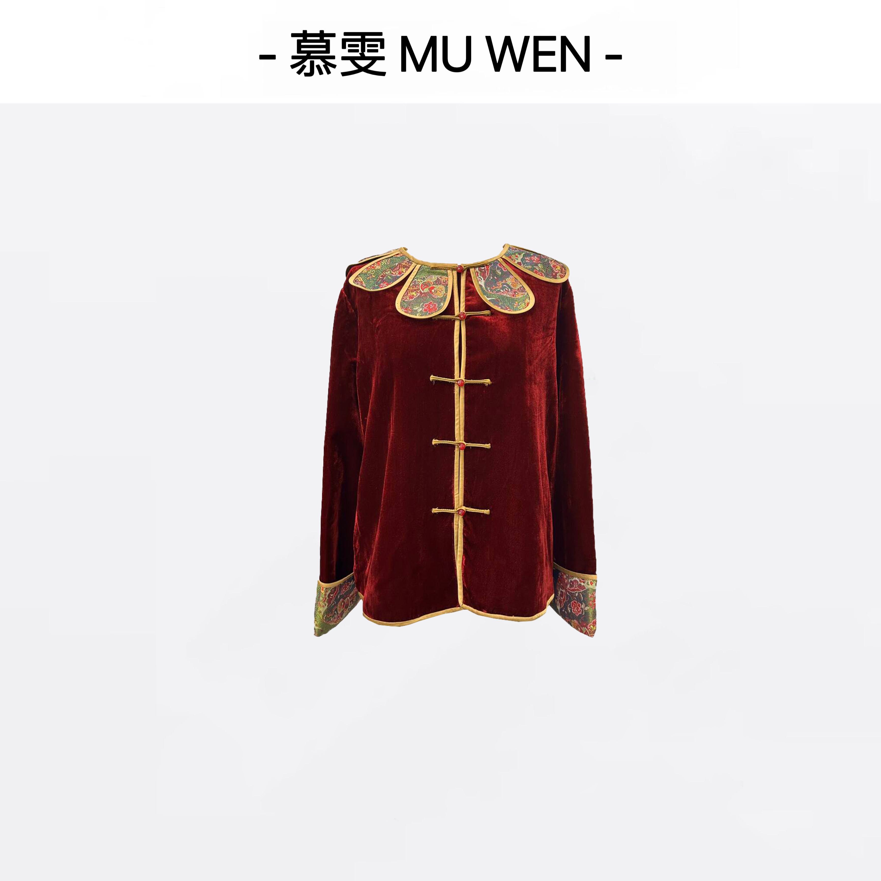 【木兰】早秋国风丝绒高定外套25146278