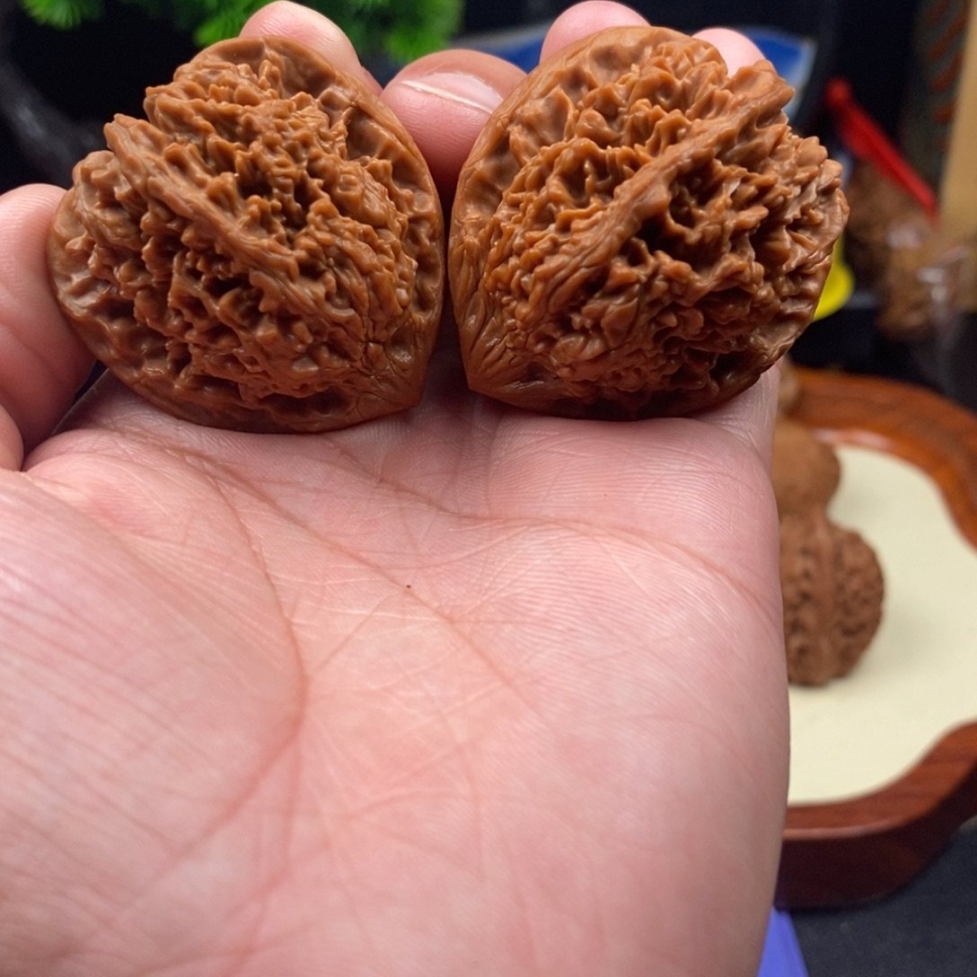 把件文玩核桃满天星40微修