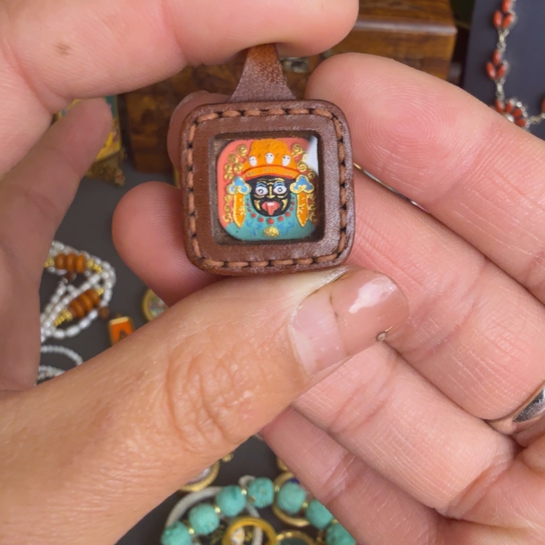 泥塑许*儿藏传菩提金属