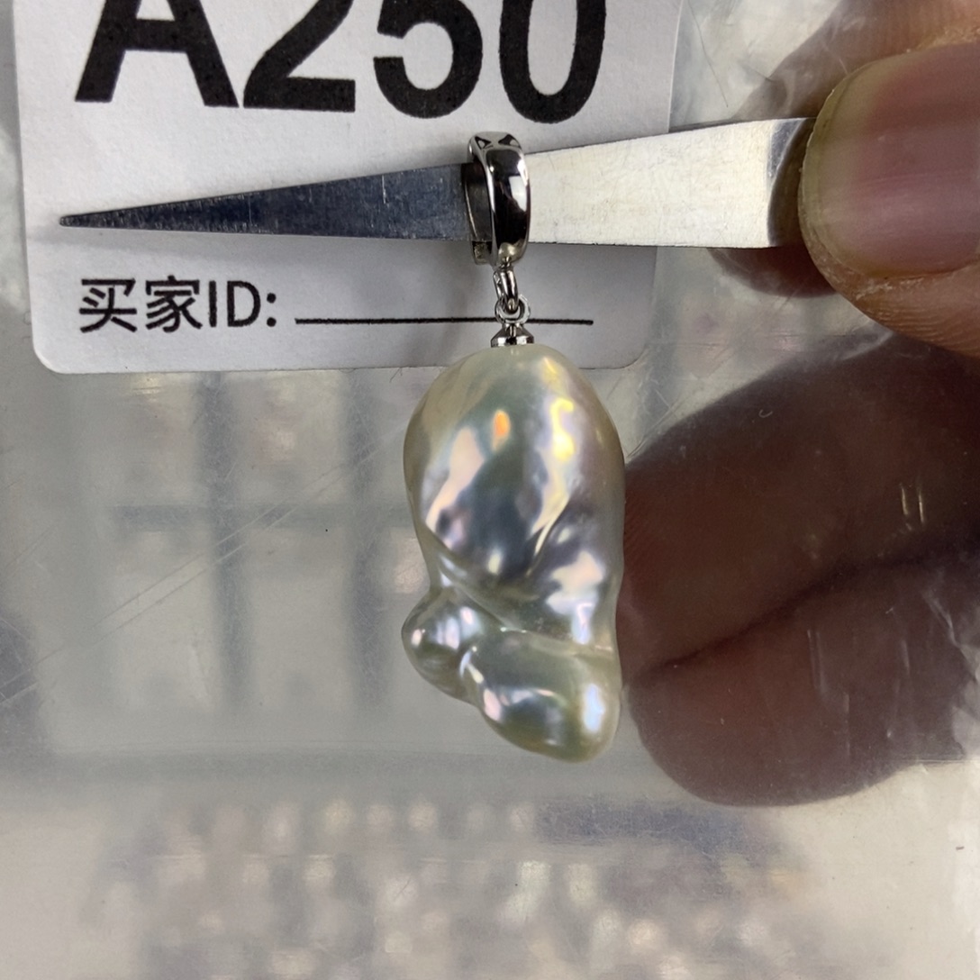 淡水珍珠吊坠(不含链)合金
