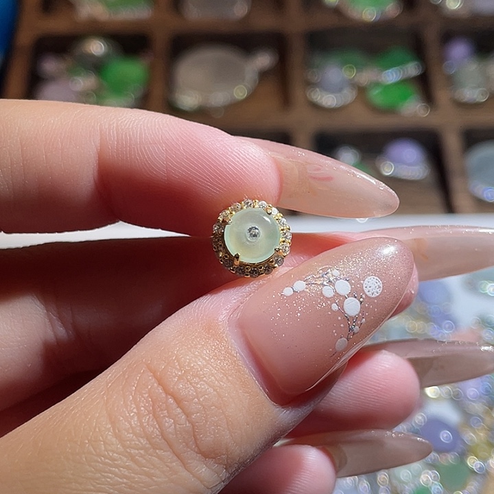 翡翠银S925镶嵌颈饰