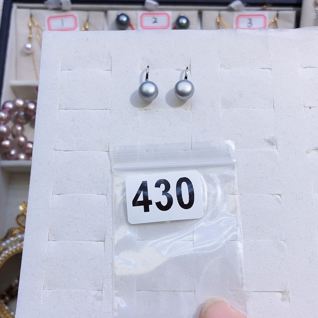 淡水珍珠耳饰合金