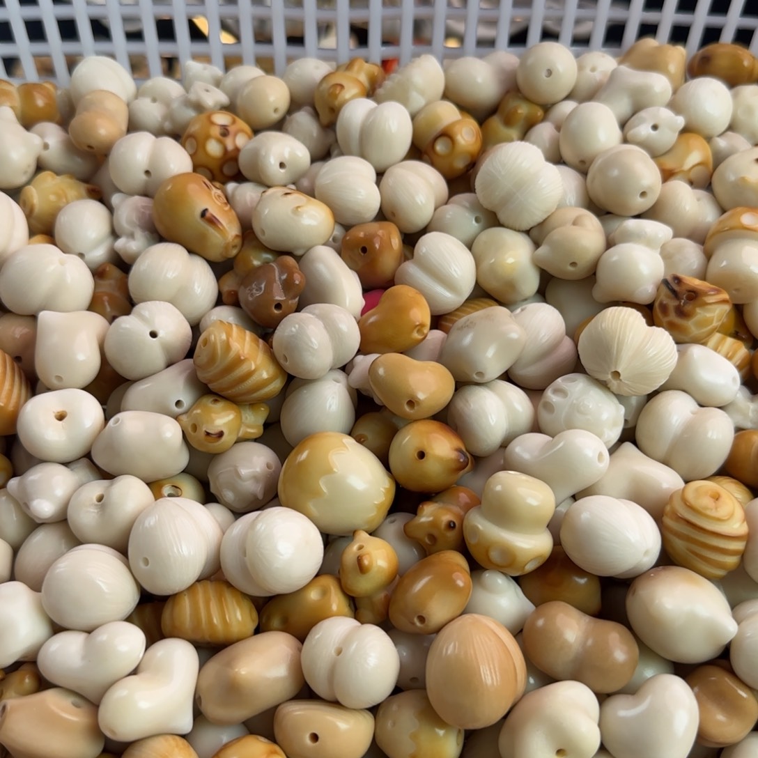 手串菩提根/象牙果微瑕牙果100颗混不挑瑕疵不挑款