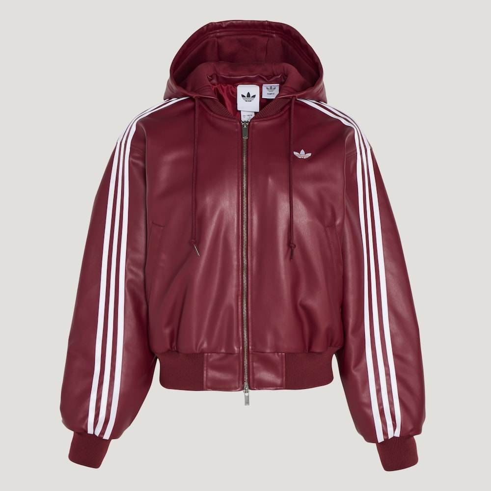 【玖伍AD】W PLEATHER JACKET PAD保暖运动连帽棉服KU6858