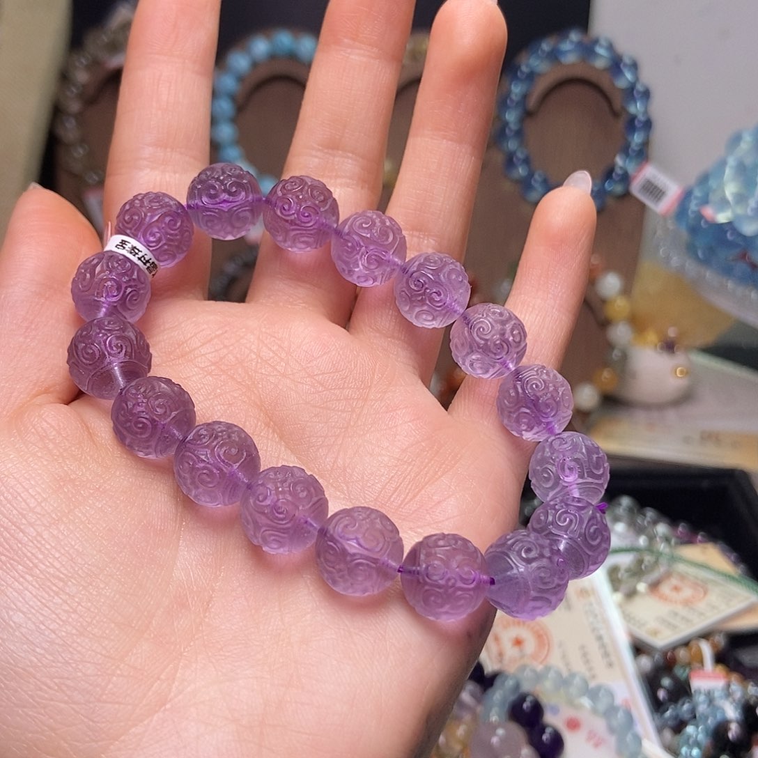 小***璃手链萤石未镶嵌403