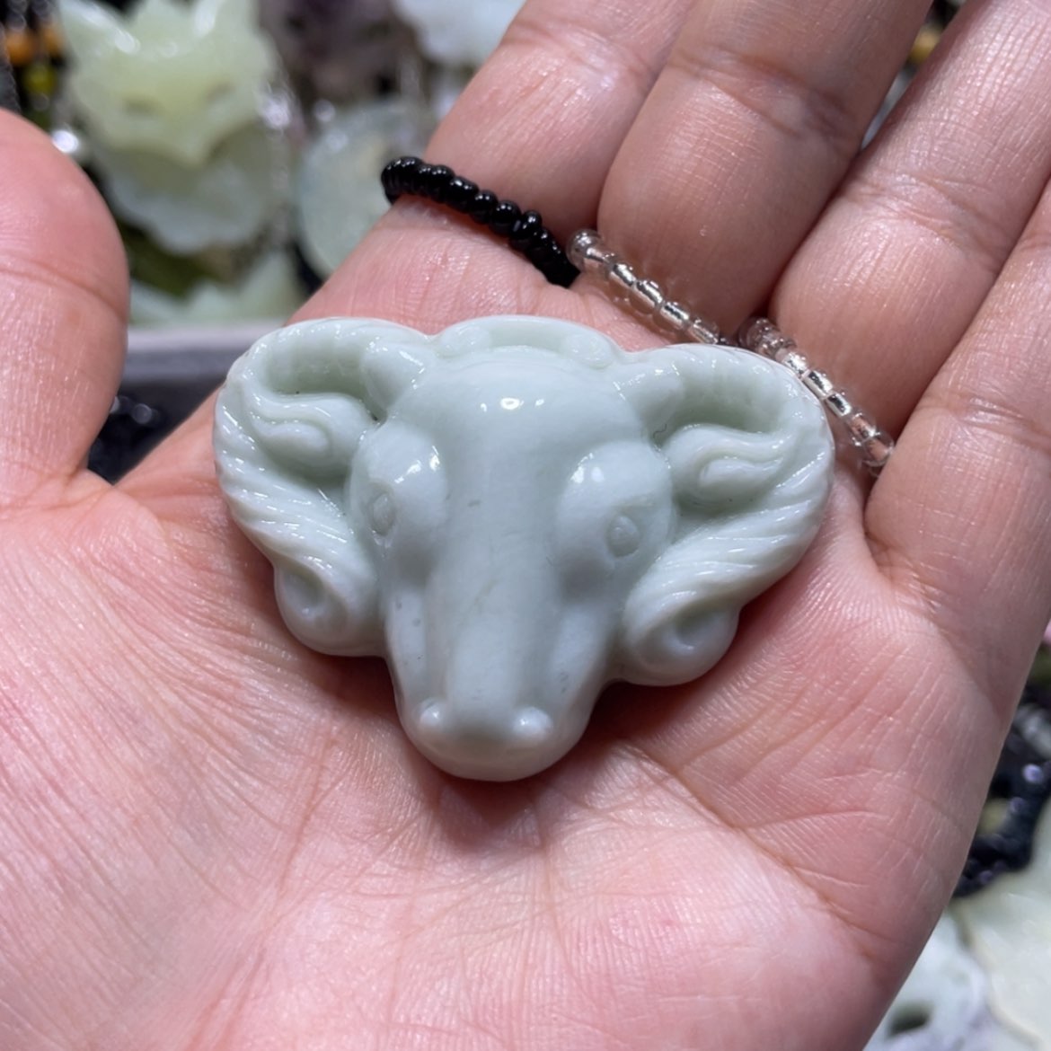 【闪购商品】岫玉颈饰未镶嵌80吊坠