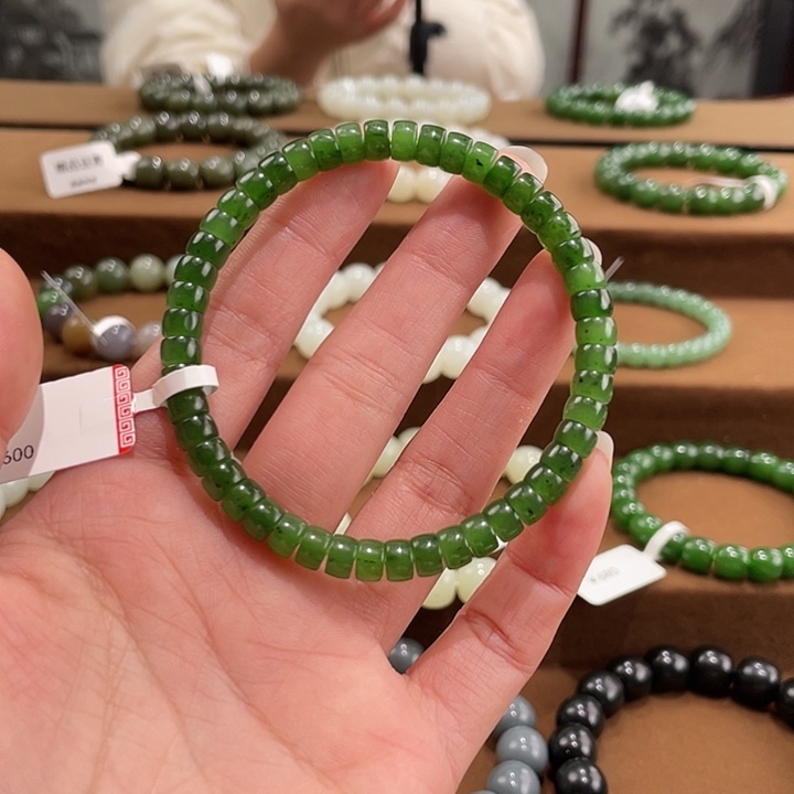 和田玉未镶嵌手链