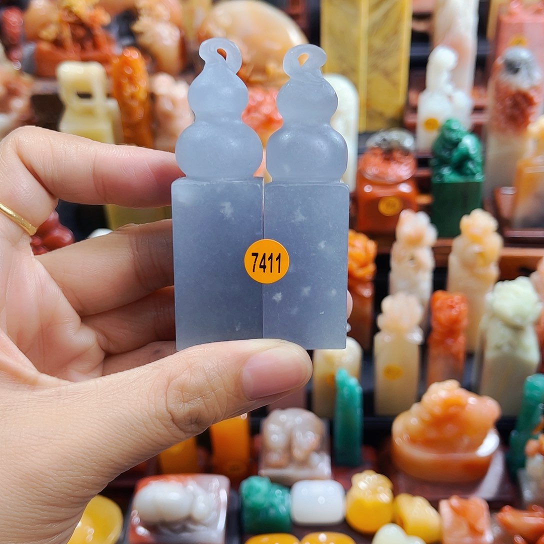 昌化石印石莫***人7411包邮包刻