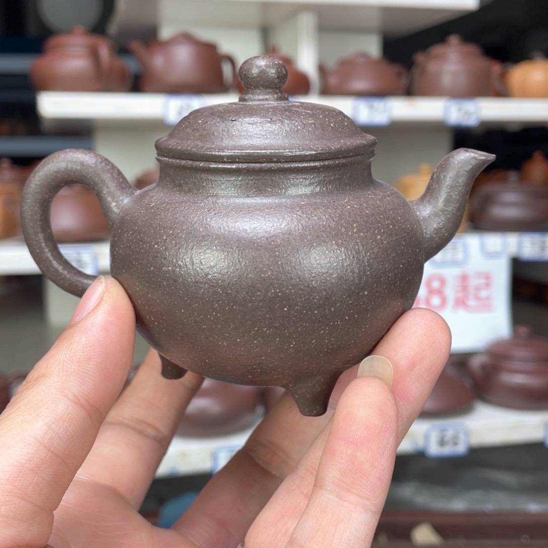 紫砂茶壶天青半手150毫升