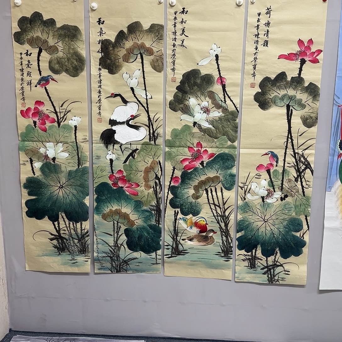 国画俊*尺寸35X140手绘作品 装表费