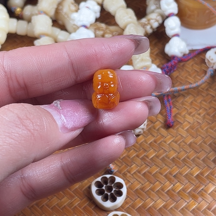 鹿骨手串/手链驼骨驼骨11，1.0