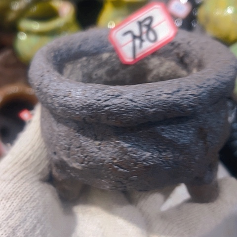 粗陶花盆手工花盆制作就这样