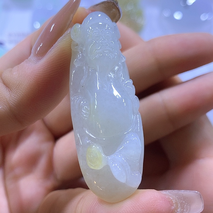 翡翠未镶嵌颈饰天然翡翠A货吊坠