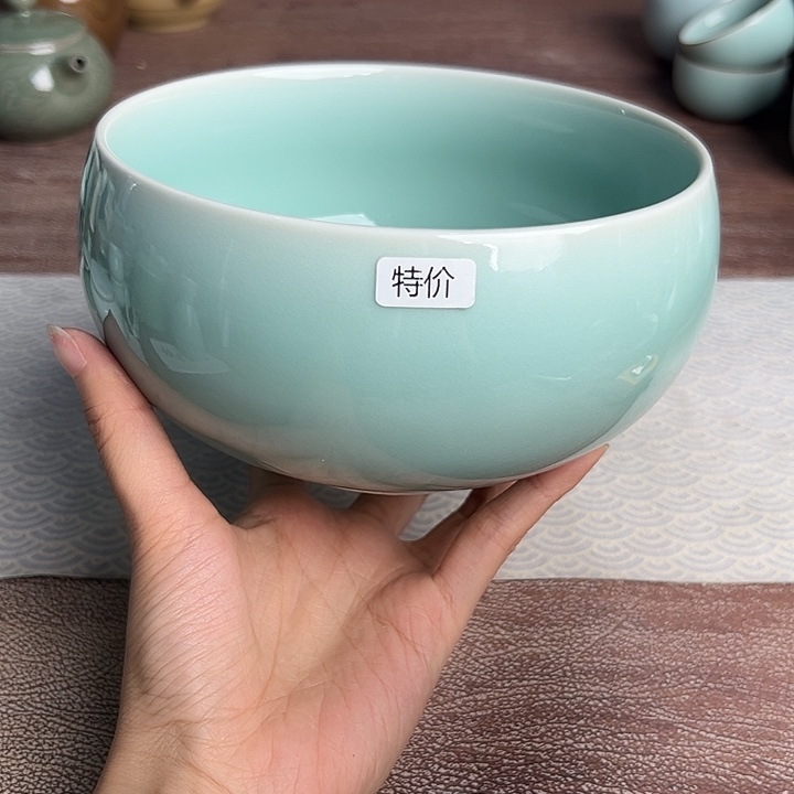 龙泉云间青瓷小米茶器