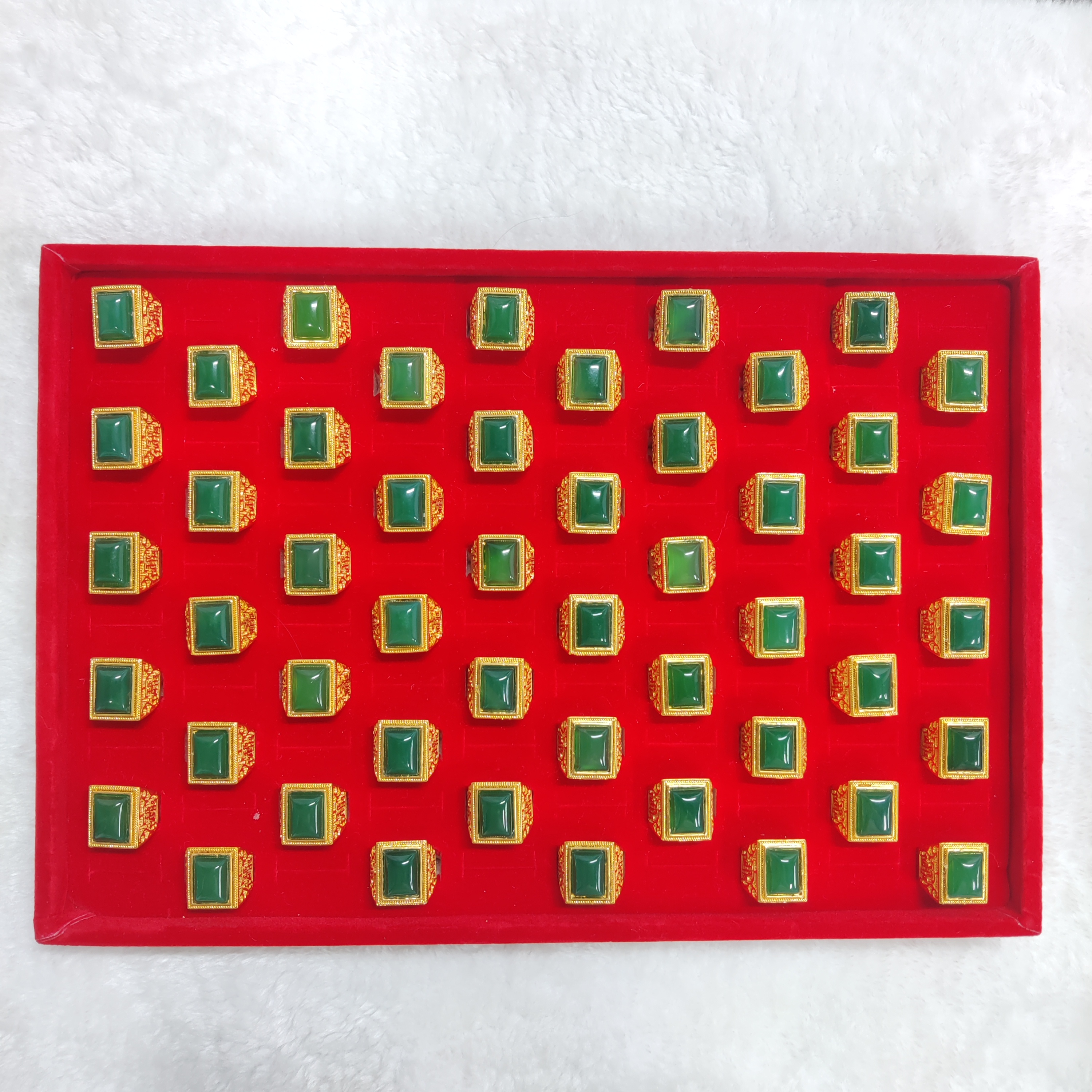 男士经典玛瑙戒指-活口可调节-多样性发货-带礼盒证书