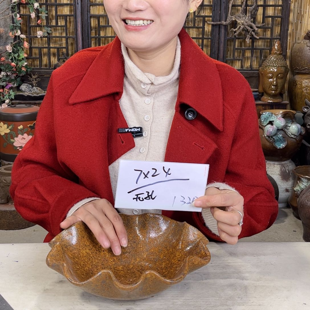 紫砂花盆美美美美