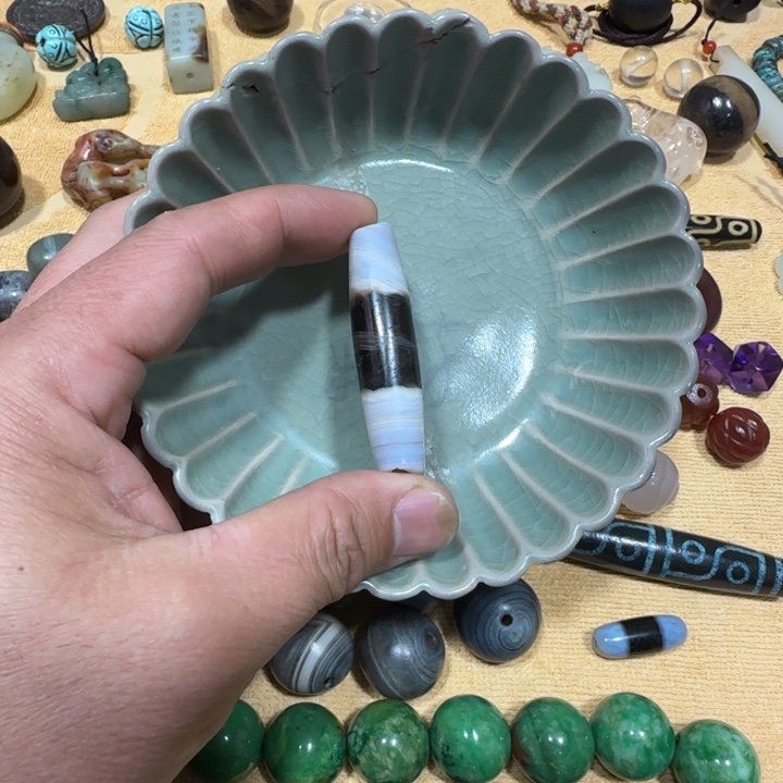 摆件松*瓷器摆件手工