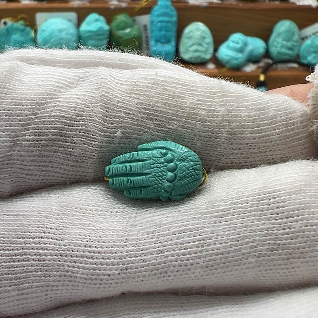 绿松石佛手 未镶嵌