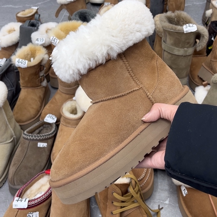 栗色厚底平口36码m