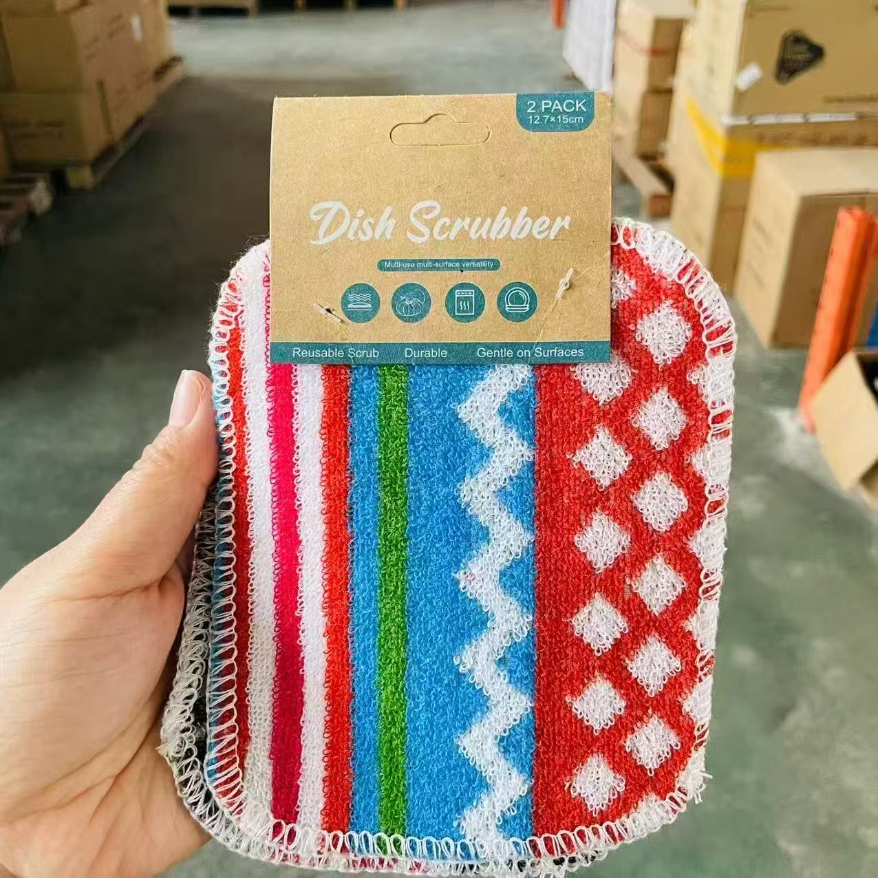 出口穿棉不粘洗碗巾百洁布