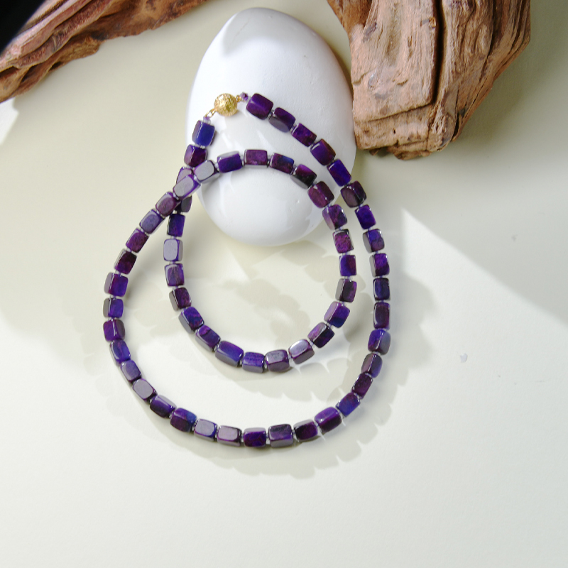 【南非老料舒俱来方糖项链】q07-1多样性发其一