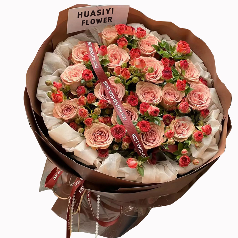 16朵卡布奇诺玫瑰