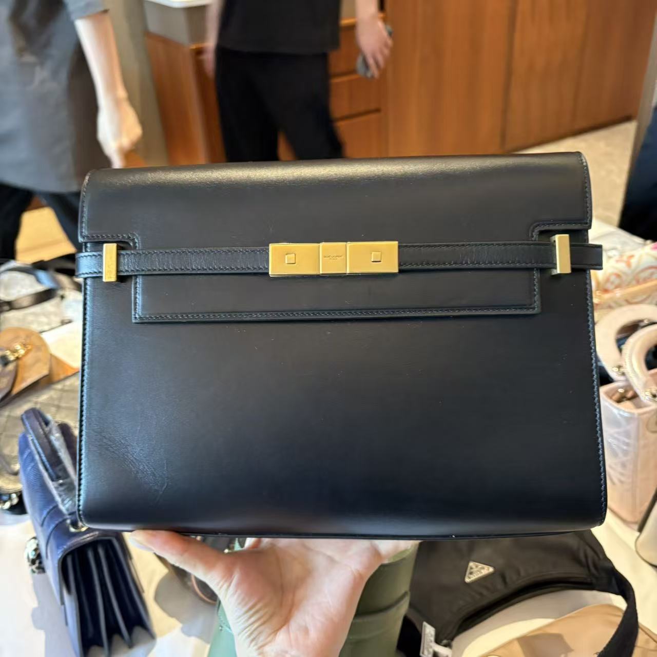 95新 YSL/圣罗兰 ysl曼哈顿斜挂包/6.10./晓晓