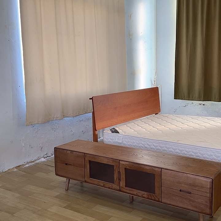 北美材样品白蜡木电视柜不退不换