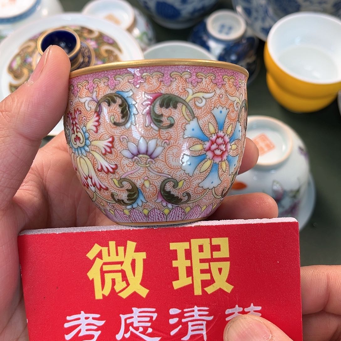 杯青花瓷器青花瓷器