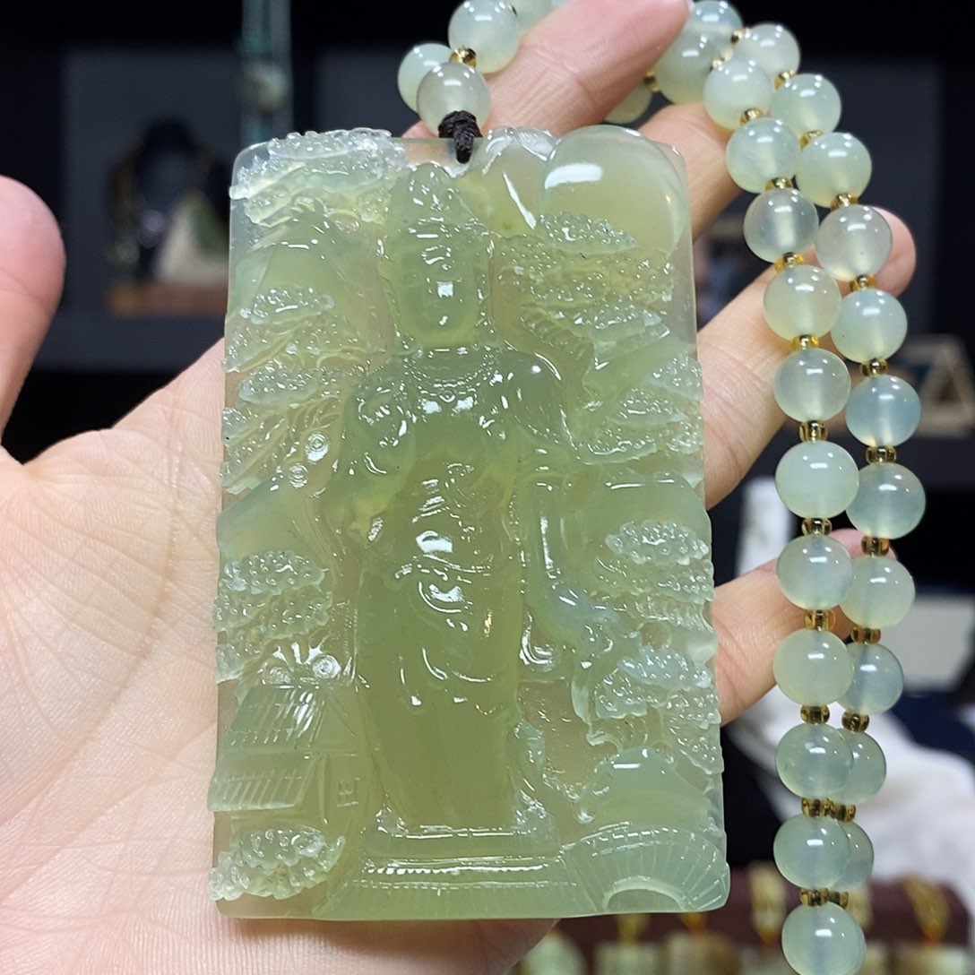 岫玉挂件吊坠未镶嵌