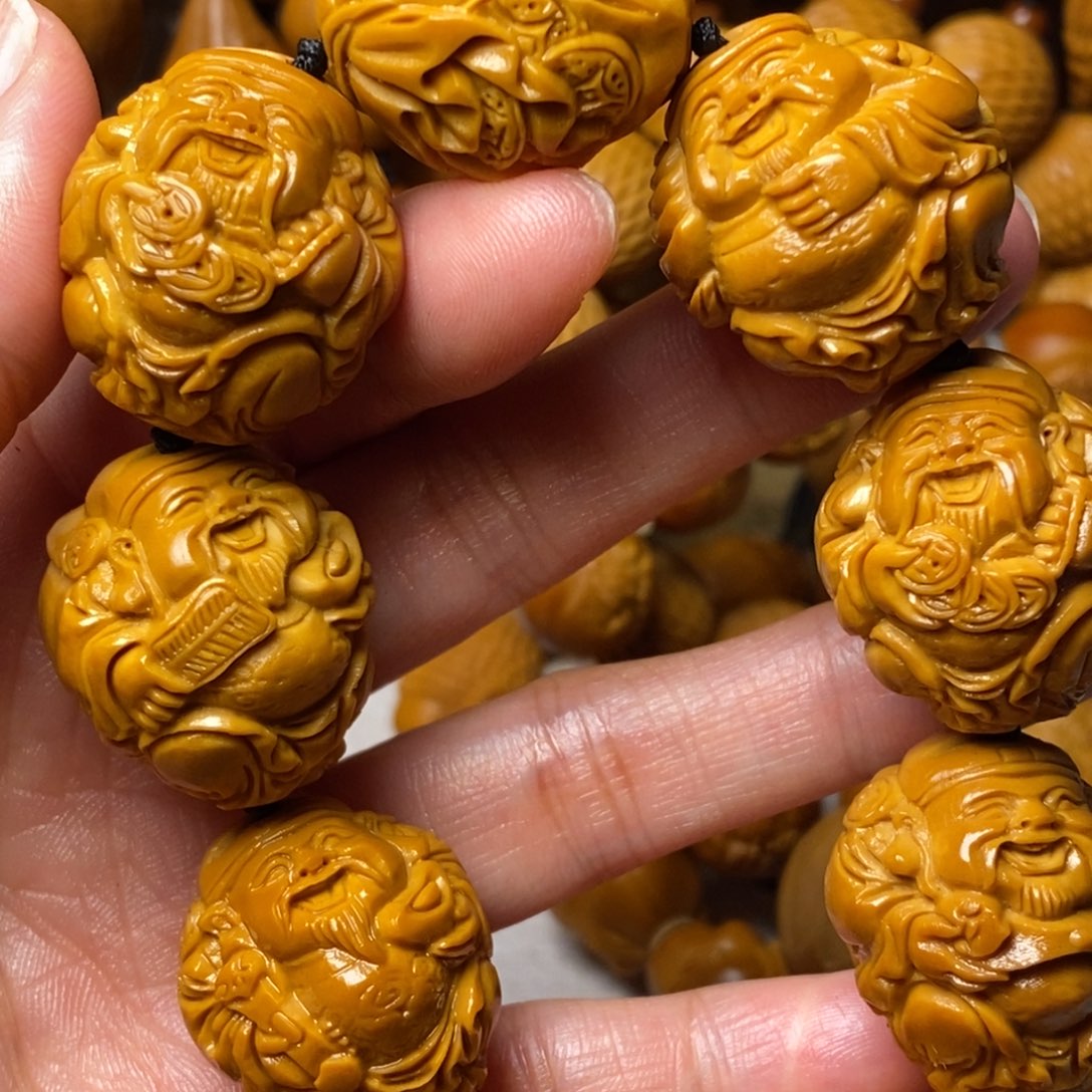 尘***香手串/手链橄榄核八方来财