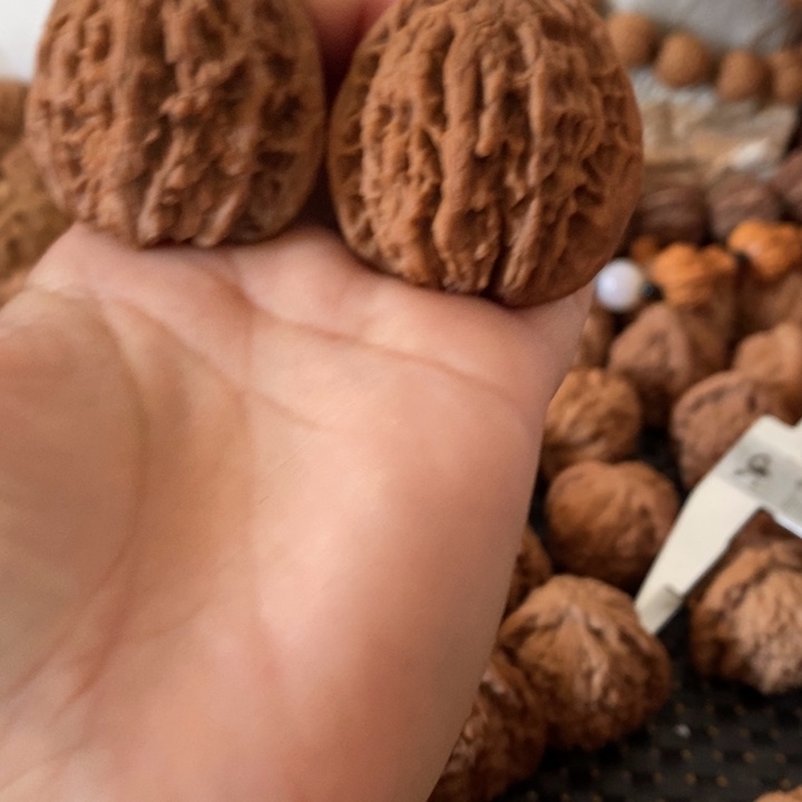 吊坠文玩核桃民*老树红皮虎头狮子头