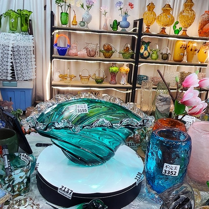 幸***乐3155 家悦美居琉璃摆件不完美