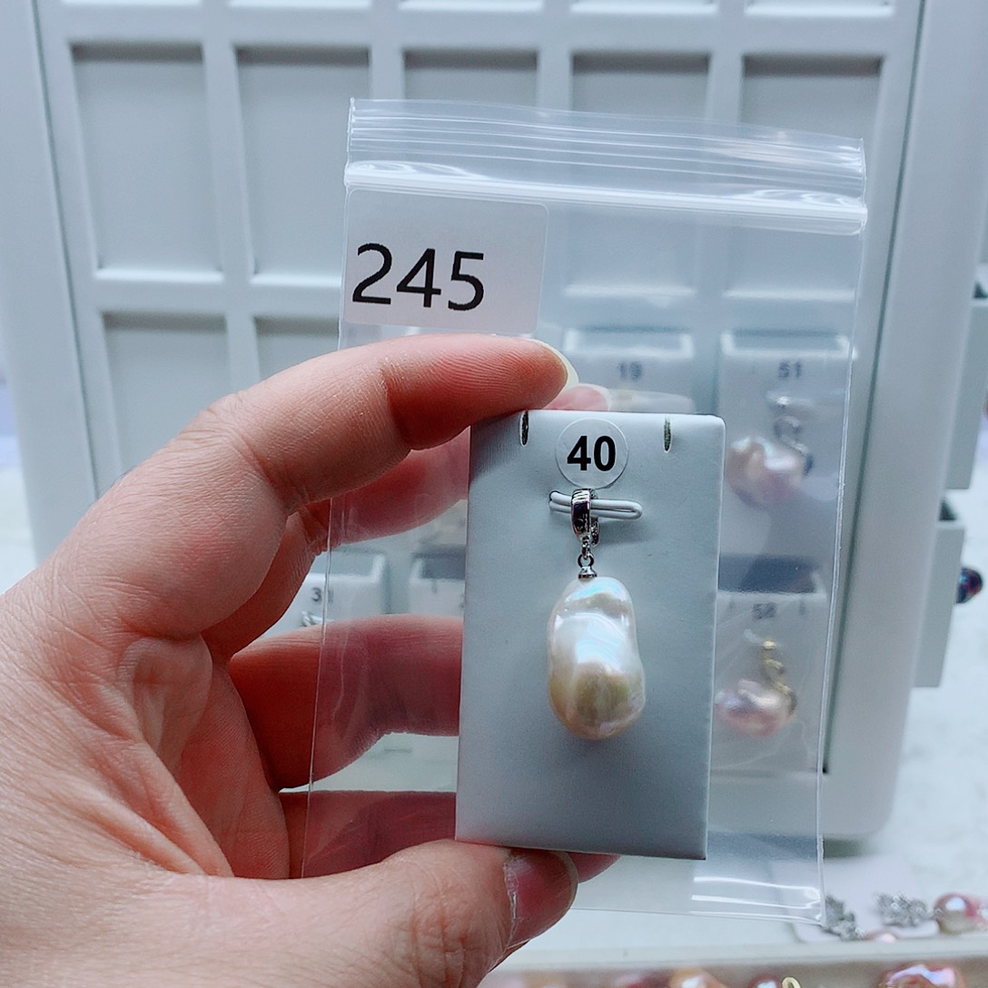 吊坠(不含链)淡水珍珠合金