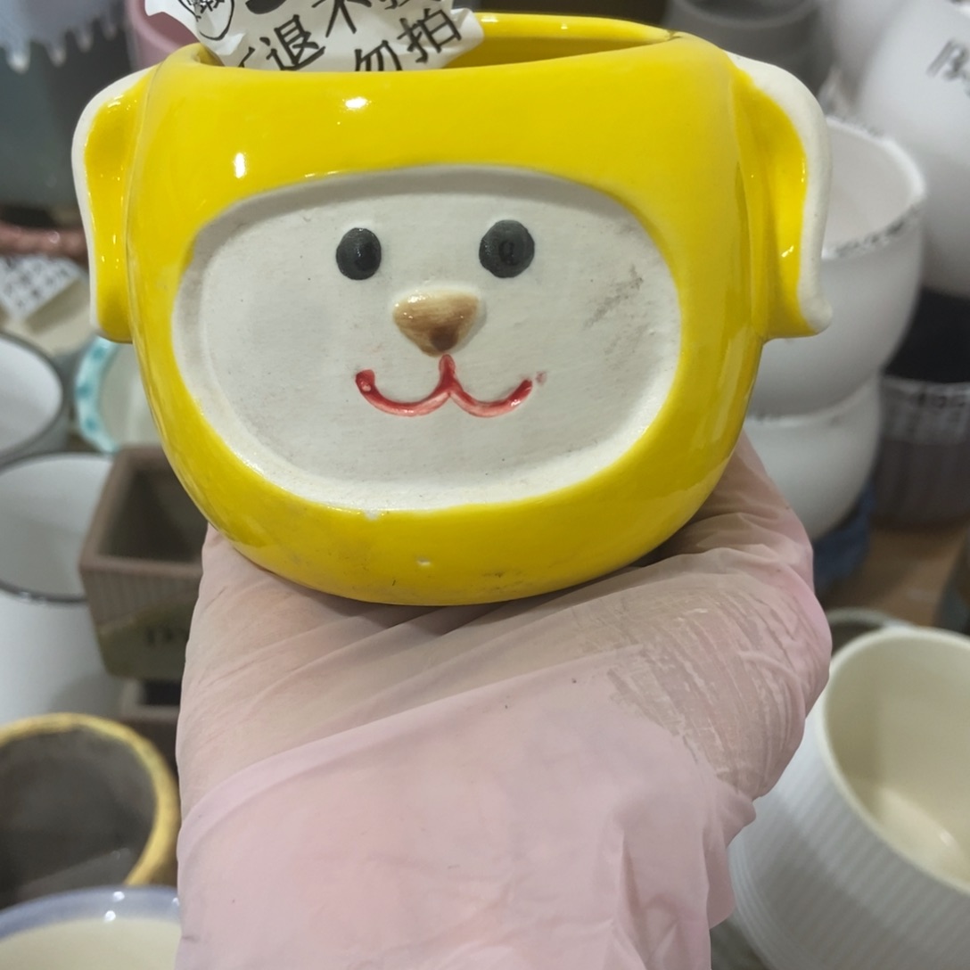 红陶高温陶瓷花盆