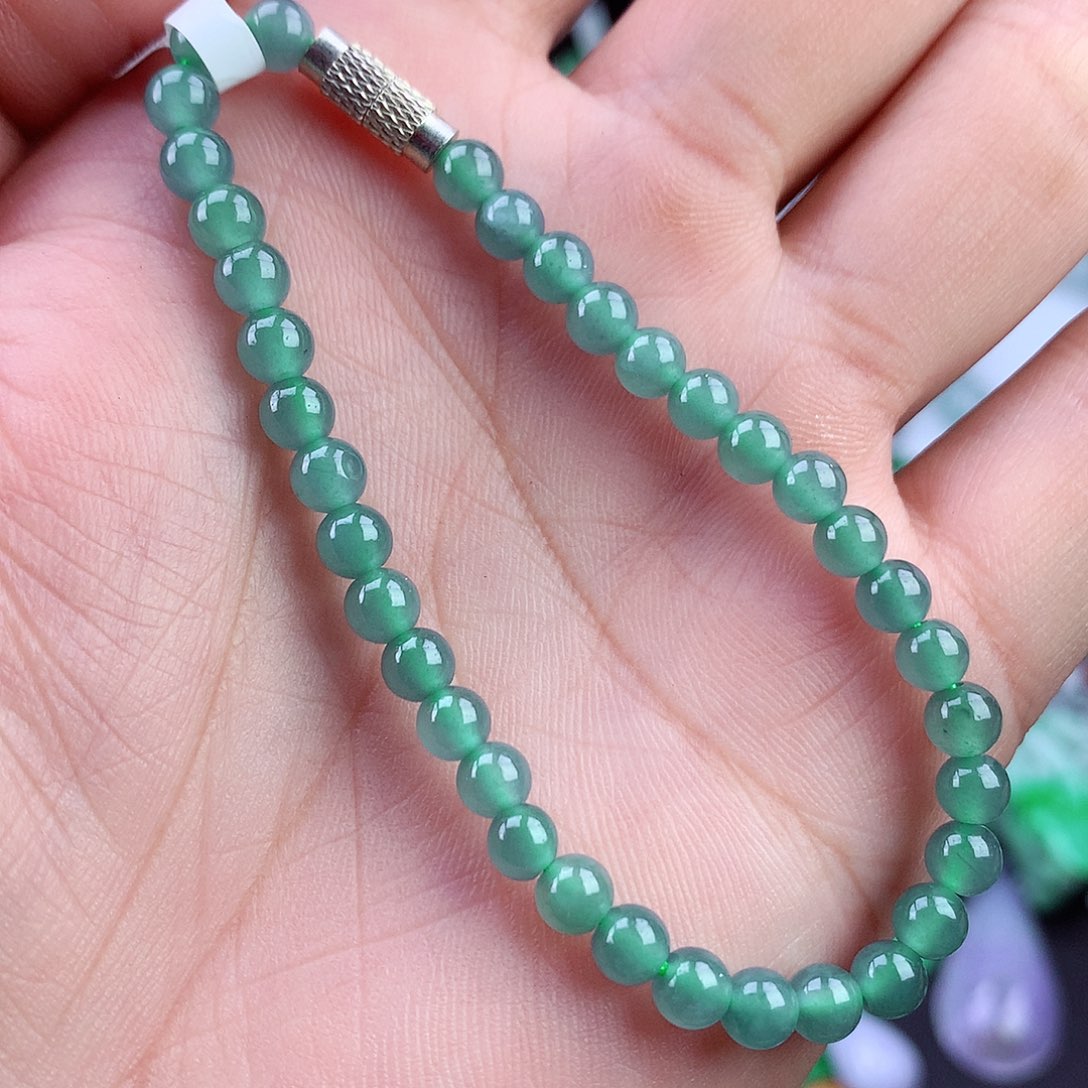 未镶嵌手链翡翠手串