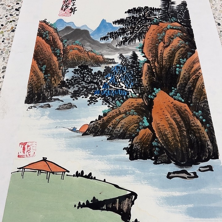 国画姜国华先生展览原作