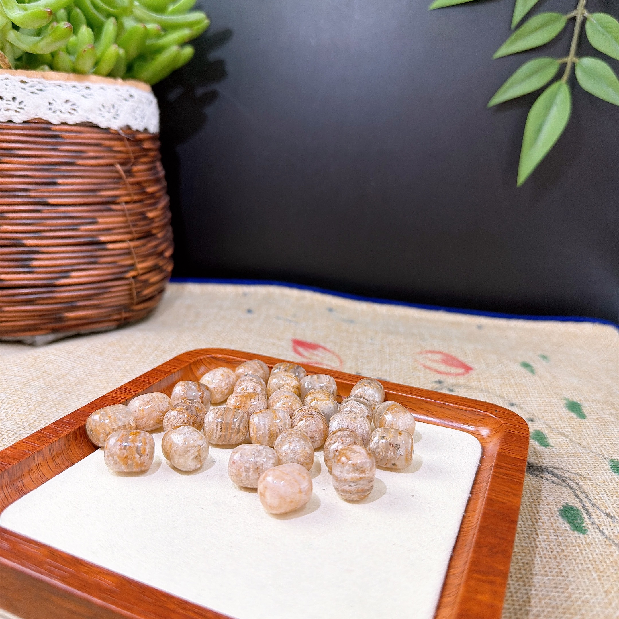 s861 千层幽灵老型桶珠单颗 12*14  多样发一