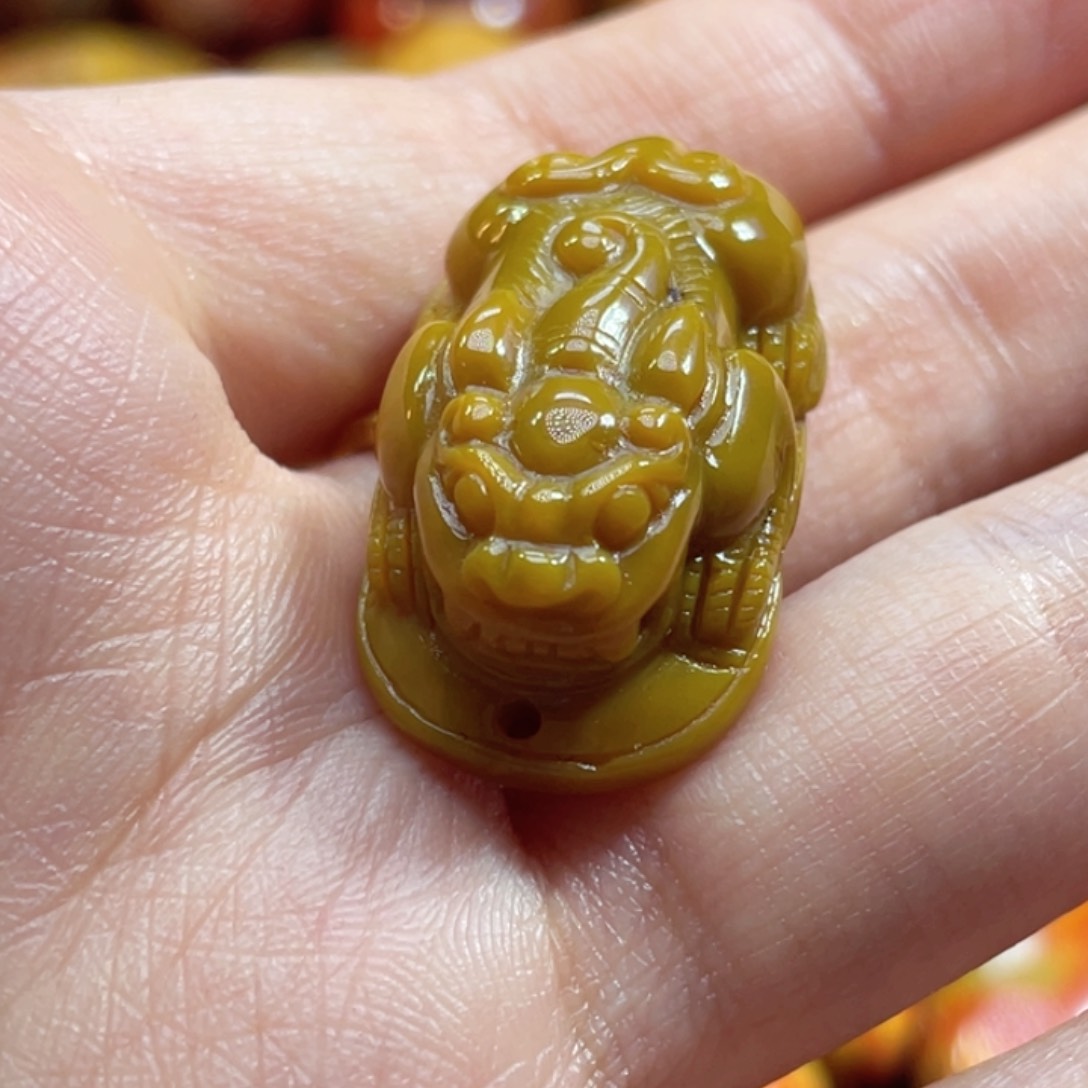 玛瑙/玉髓颈饰未镶嵌孤*狼