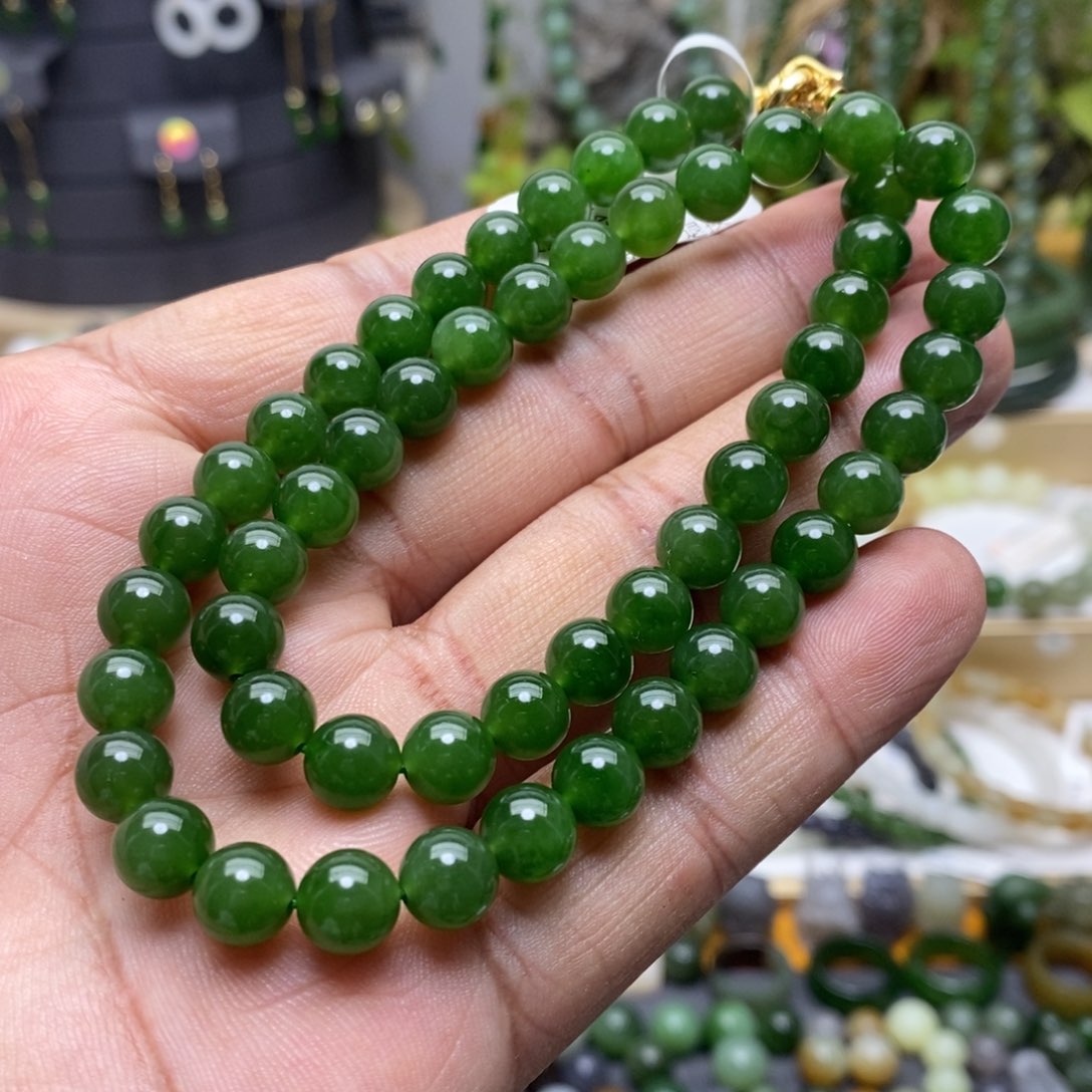 和田玉（碧玉）颈饰未镶嵌60