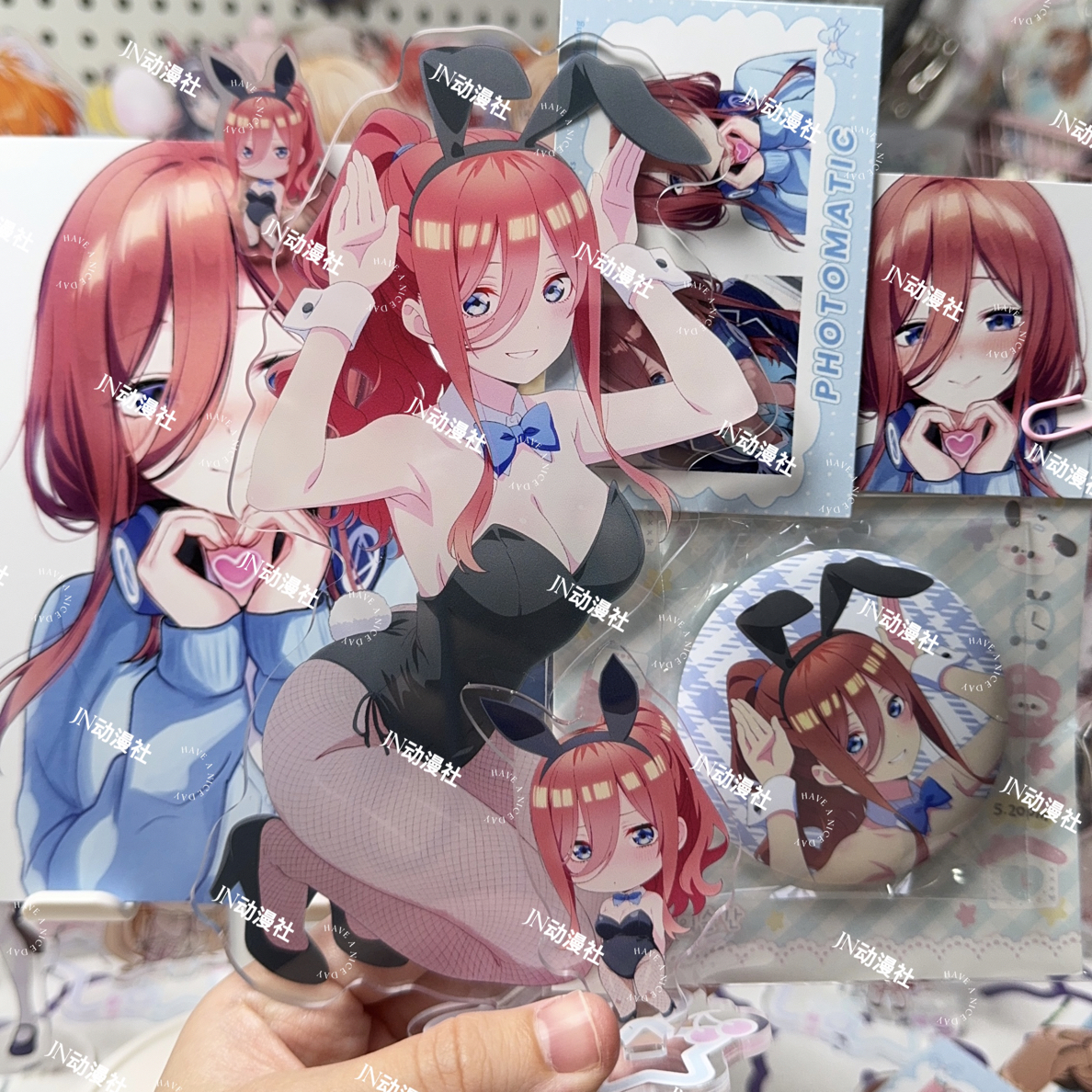 中野三玖兔女郎立牌（17cm双插）
