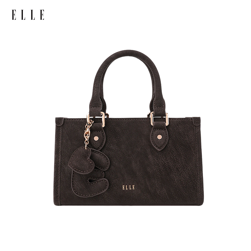 ELLE26年新款【柔雾流光】女士便携包百搭小托特女包柔雾通勤斜挎包