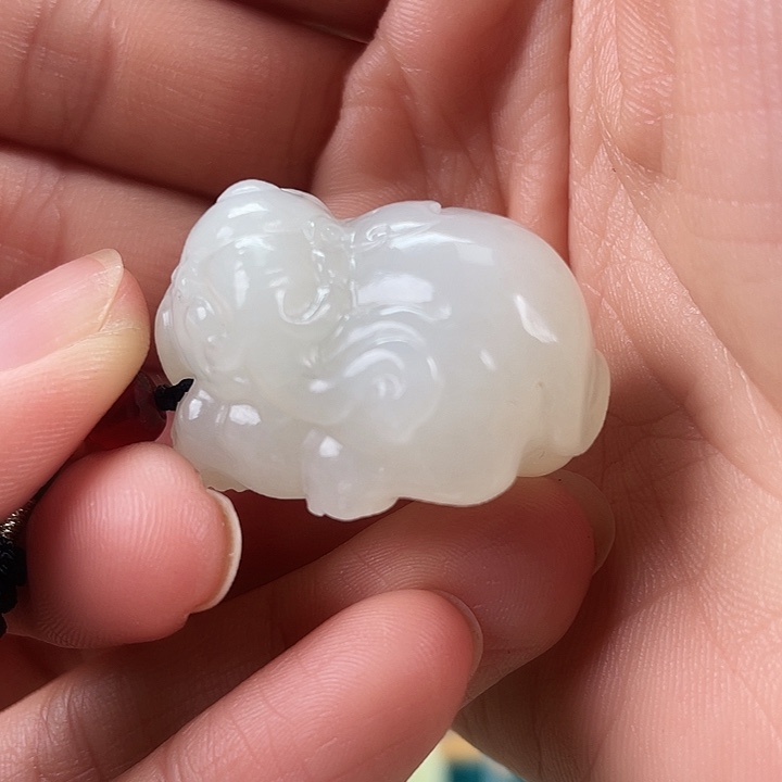 颈饰未镶嵌和田玉（糖玉）