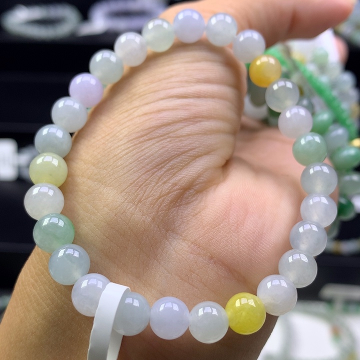 未镶嵌手串翡翠卡6.6