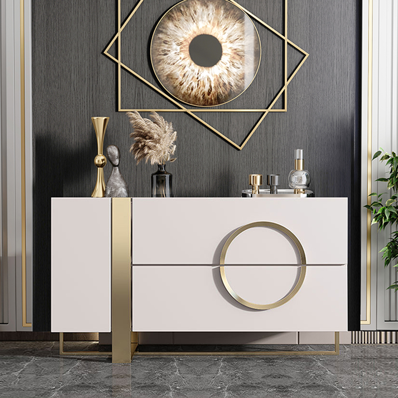 意式轻奢斗柜卧室客厅书房柜现代风储物柜入户门极简玄关柜餐边柜